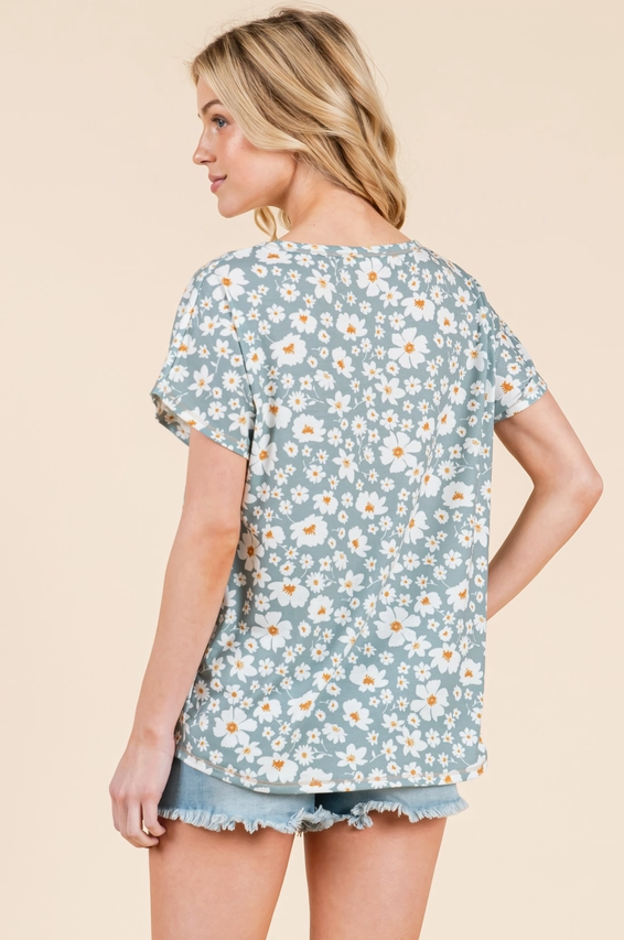 Daisy Delight Relaxed Fit Top