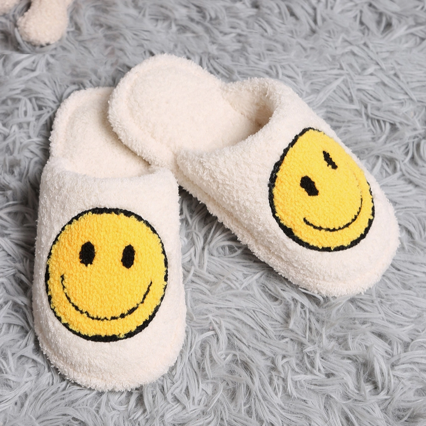 Kid's Happy Face Luxury Soft Slippers