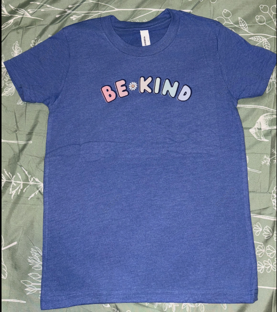 "Be Kind" Bella Canvas Short Sleeve Girls Tee