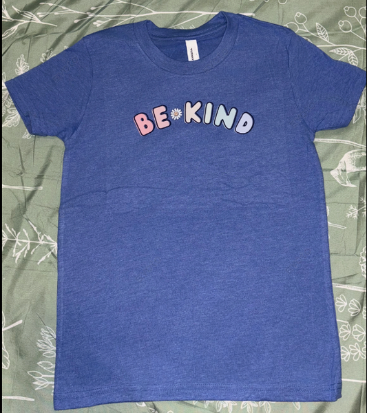 "Be Kind" Bella Canvas Short Sleeve Girls Tee