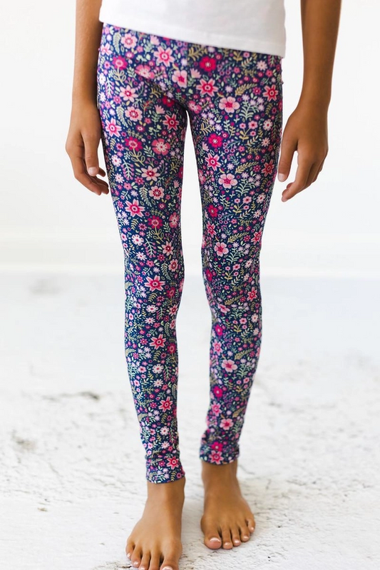 Girl's Flower Farm Leggings