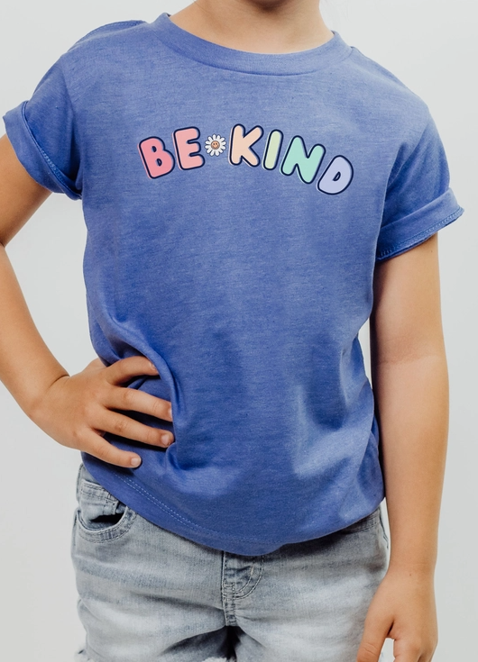 "Be Kind" Bella Canvas Short Sleeve Girls Tee